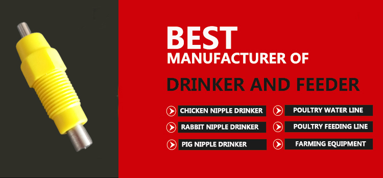 yellow nipple drinker  bebedor de tetina amarilla