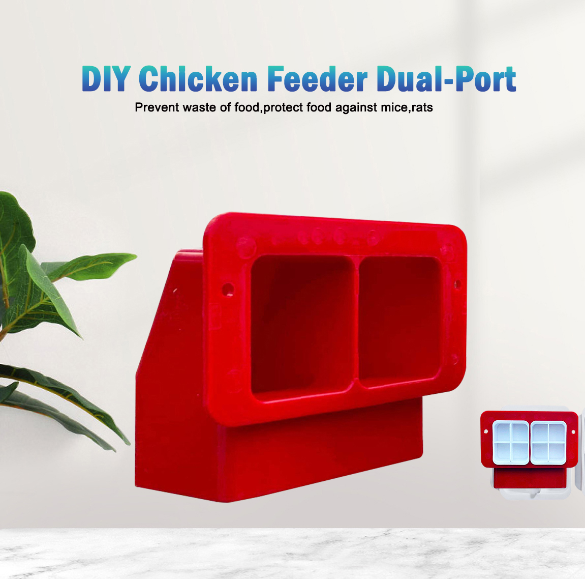 chicken feeder port comedero para pollos