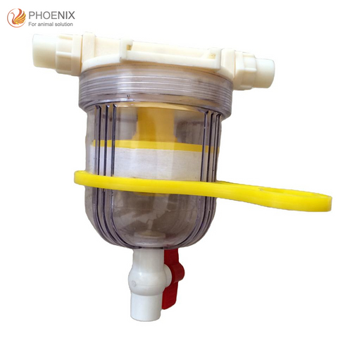 Filtro de agua para sistema de agua potable de aves de corral, equipo de cultivo de pollos y patos, PH-95 