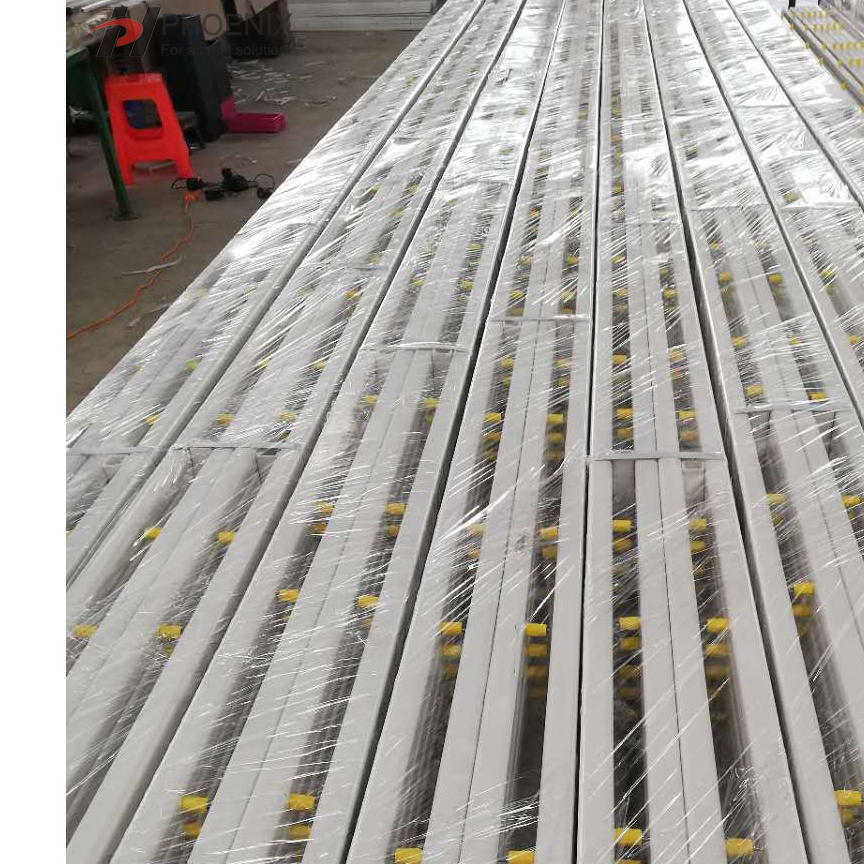  Tubo cuadrado de 22 mm, línea de agua para aves de corral, tubos de PVC para sistema de agua potable para pollos Ph-107