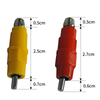Bebederos de pezón para aves de corral, color amarillo y rojo, bebedero para pollos, equipo de granja avícola PH-06