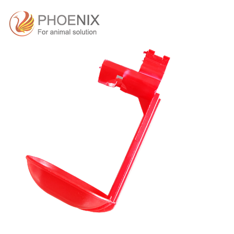  Bebedero de tetina con vaso de goteo Bebedero de tetina de agua para aves de corral con vasos de goteo colgantes, PH-37