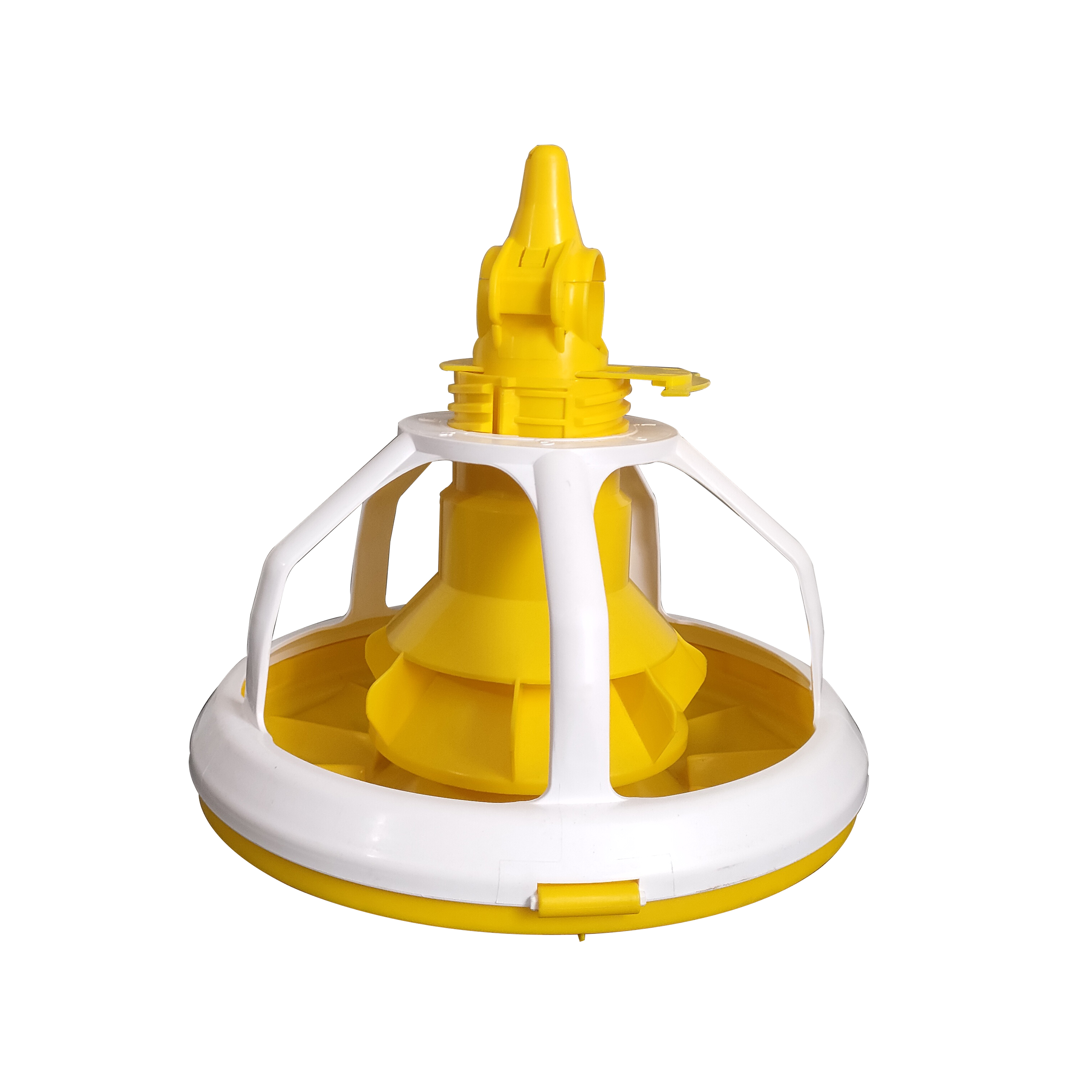 Bandeja alimentadora de pollos, equipo avícola de plástico para criador, sistema de bandeja de alimentación para pollos, PH-142