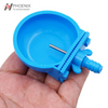 Jaulas colgantes, bebedero automático de plástico para conejos, bebedero con tetina para conejos, PH-129 