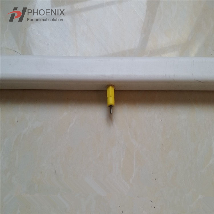  Tubo cuadrado de 22 mm, línea de agua para aves de corral, tubos de PVC para sistema de agua potable para pollos Ph-107