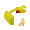 Bebedero de tetina de plástico para pollo con vaso de goteo, bebedero de tetina con vaso colgante PH-29