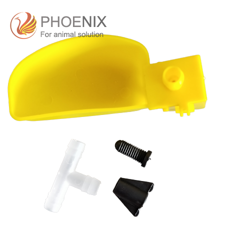 Bebedero automático de plástico para pollo, bebedero con tetina para aves de corral, codorniz, bebedero alimentador Ph-52