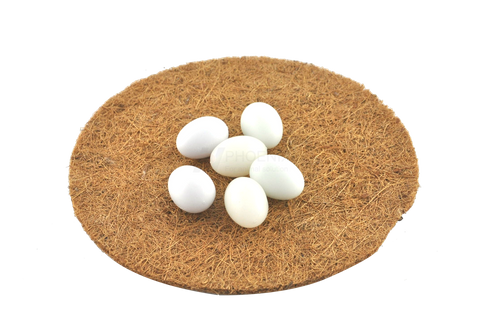  Material de fibra natural, almohadilla para cama de pájaros, estera para nido de paloma