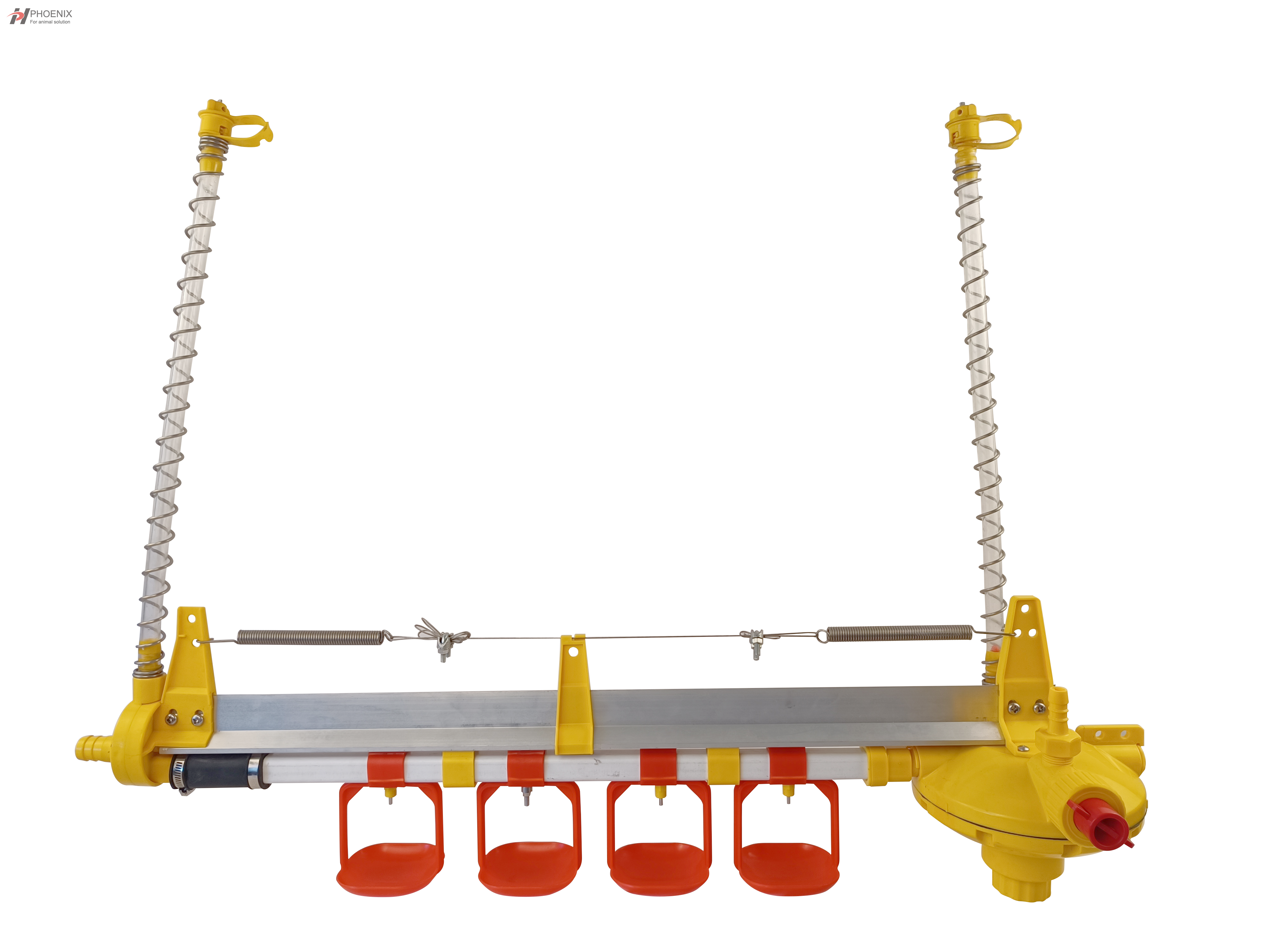 Línea automática de bebederos para pollos, equipo completo de bebedero para sistema de línea de agua de granjas avícolas 