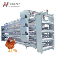  Jaula automática de la capa del pollo del sistema de la jaula del pollo de la capa de la batería tipo H 
