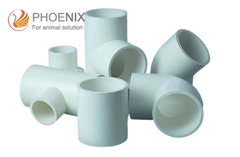 Conexión de agua de Pvc, accesorios en T de PVC de 1/2 pulgadas, soportes de montaje blancos, instalación en T de tubo para sistema de agua 