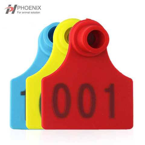 Etiquetas de oído plásticas del cerdo de las ovejas del ganado para las etiquetas colgantes de la ganadería 