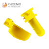 Bebedero automático de plástico para pollo, bebedero con tetina para aves de corral, codorniz, bebedero alimentador Ph-52