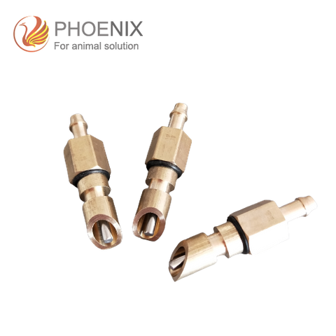 Bebedero con tetina para conejo de cobre, alimentador, tetinas para roedores, bebedero con tetina de latón, Connect PH 68 