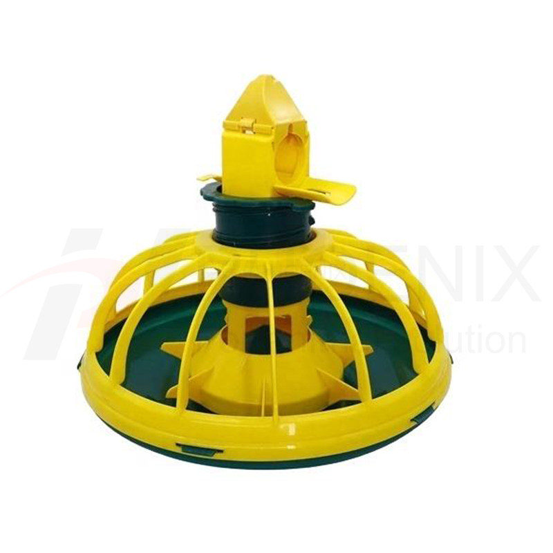 Alimentador automático de pollos para gallinero, bandeja con 15 rejillas para equipo de gallinero, sistema de alimentación de gallo, PH-154