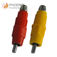 Bebederos de pezón para aves de corral, color amarillo y rojo, bebedero para pollos, equipo de granja avícola PH-06