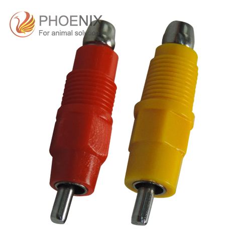 Bebederos de pezón para aves de corral, color amarillo y rojo, bebedero para pollos, equipo de granja avícola PH-06
