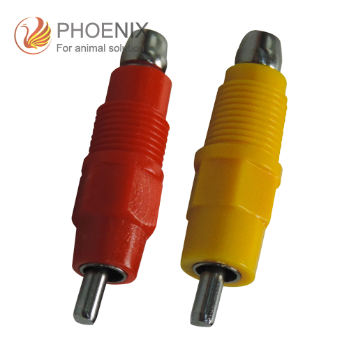Bebederos de pezón para aves de corral, color amarillo y rojo, bebedero para pollos, equipo de granja avícola PH-06