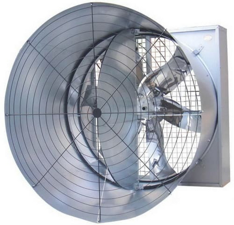 Ventilador de cono de mariposa, sistema de escape grande, ventilador de cono de ventilación de mariposa para granja avícola