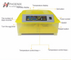 Mini incubadora de huevos, 24 huevos, Mini incubadora automática inteligente de huevos, incubadora con Control de temperatura para incubar pollo y pato