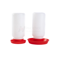 1LCubo de bebedero de agua para pollos PP para aves de corral Ph-234