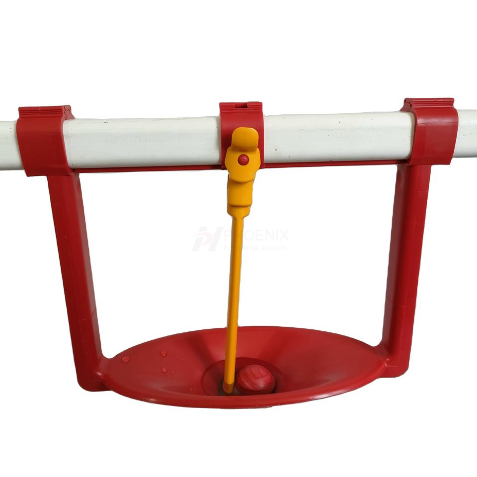 Bebedero automático de tetina para pavo con vaso de goteo, tubo cuadrado de 28mm para sistema de bebida de agua para pavos y aves de corral 