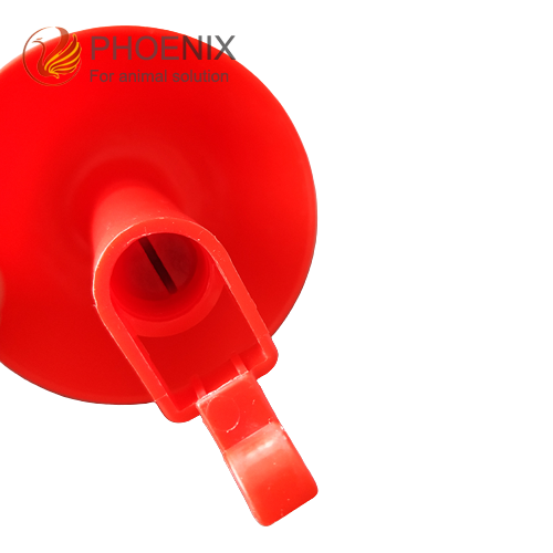 Bebedero de pezón para pollo, sistema automático de beber agua con vasos de goteo de pluma de dos palancas PH-41