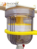 Filtro de agua para sistema de agua potable de aves de corral, equipo de cultivo de pollos y patos, PH-95 