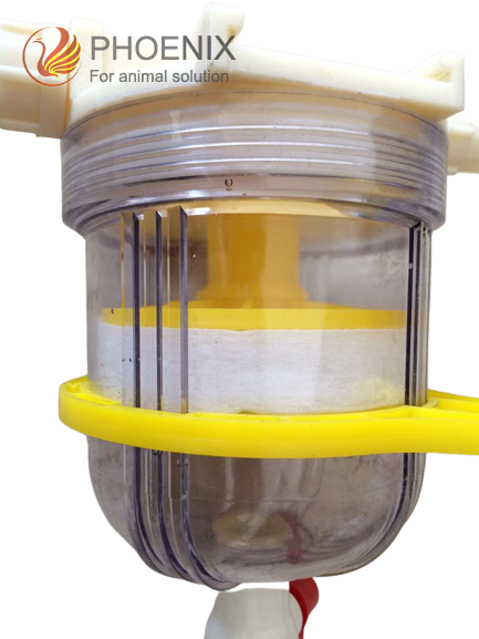 Filtro de agua para sistema de agua potable de aves de corral, equipo de cultivo de pollos y patos, PH-95 